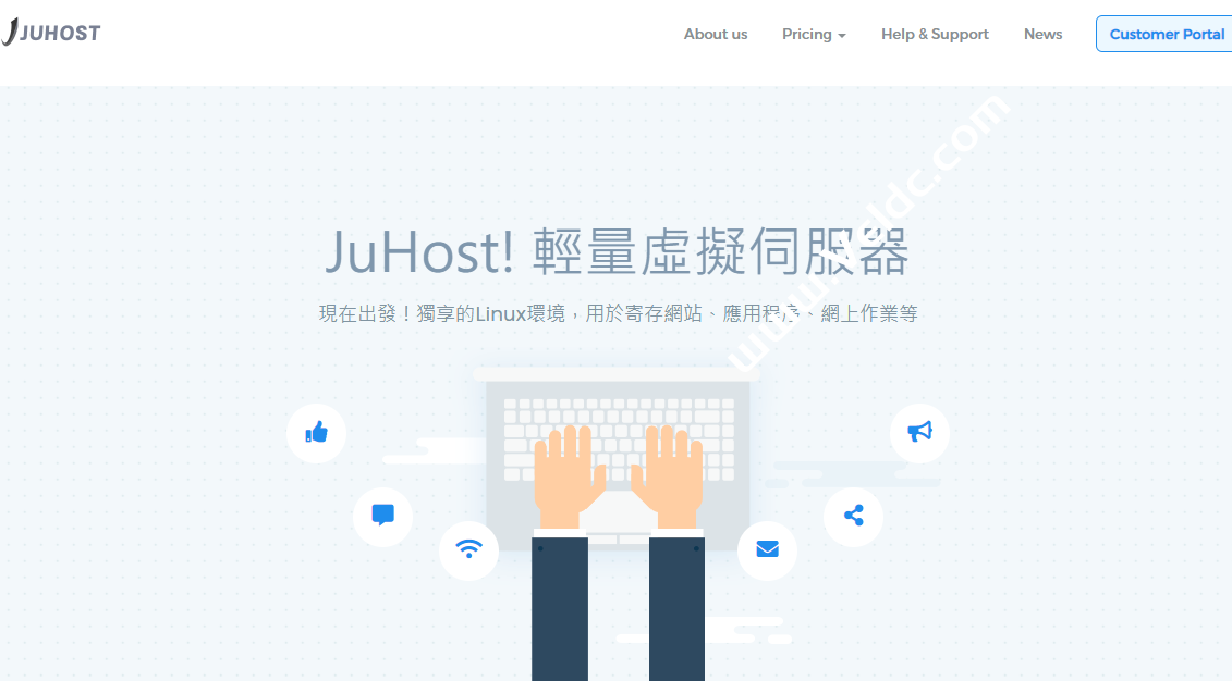 JuHost：香港VPS限时六折优惠，1核1G 20GB SSD，100Mbps@1TB，月付$2.99起缩略图